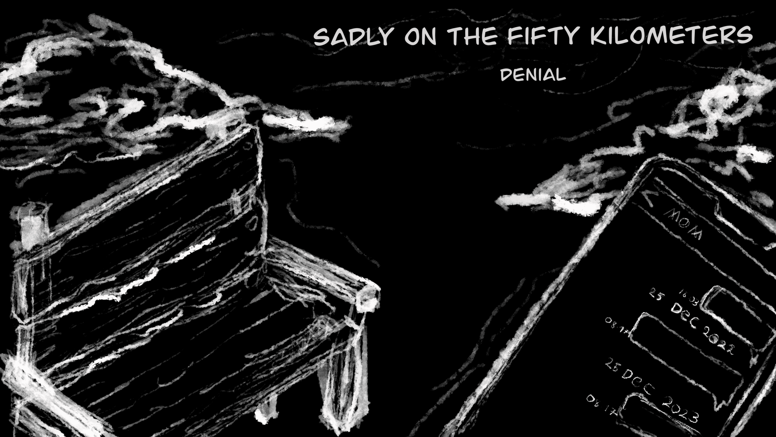 Sadly on the fifty kilometers ระยะห่างบนทางเศร้า :Denial ปฏิเสธ